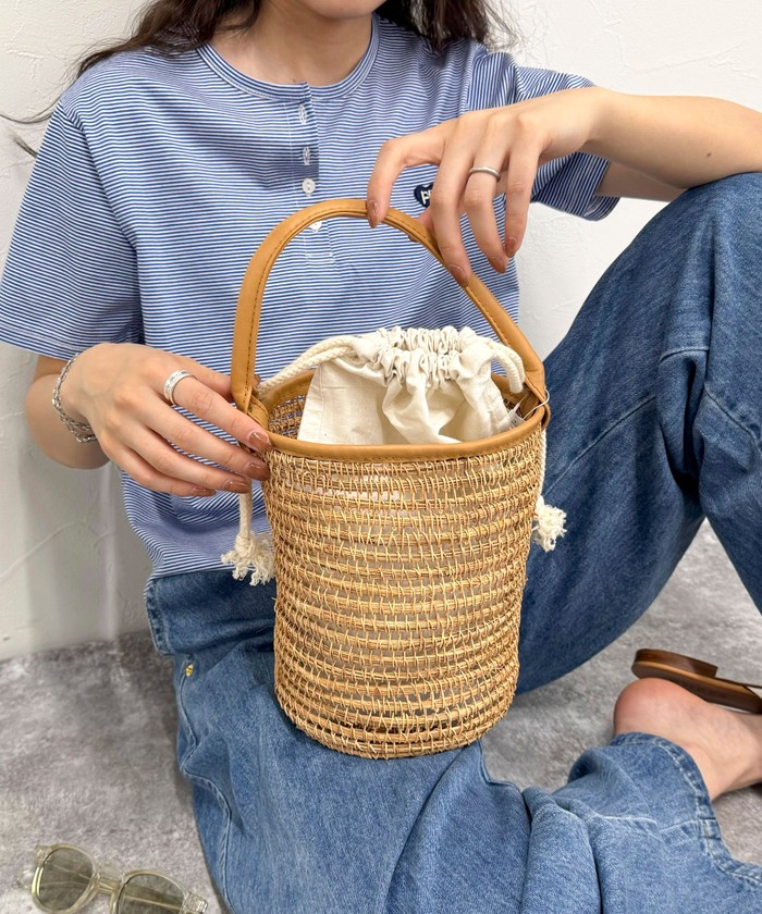 TARANGO タランゴ　カゴバッグ 楽天市場】【20%OFF】TARANGO タランゴ ソフトハンドル パーム