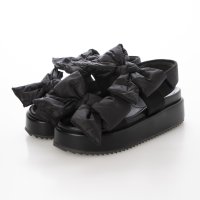 Launa lea/ラウナレア Launa lea 【25SS】 ダブルリボン厚底サンダル(S152)/508154351