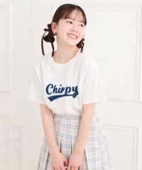 PINK-latte/ツイルアップリケTシャツ/508163627