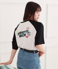 PINK-latte/ワッペン風チュニックTシャツ/508163665