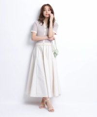 JUSGLITTY/半袖スキッパードッキングワンピース/508163784