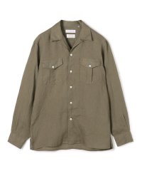 TOMORROWLAND MENS/アイリッシュリネン ダブルポケット ロングスリーブシャツ/508163884