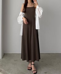 callautia/カラウティア callautia callautia 【取り外し可能パット付き】フレアリブキャミワンピース/508164225
