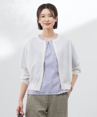 J.PRESS LADIES/【洗える】SHEER LIGHT ニット ブルゾン/508164640