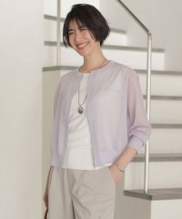 J.PRESS LADIES/【洗える】SHEER LIGHT ニット ブルゾン/508164640