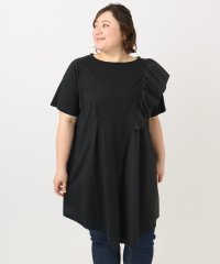 eur3/【大きいサイズ】アシメラッフルチュニック/508164842