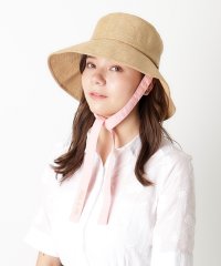 PAUL & JOE ACCESSORIES/PAUL&JOE ACCESSOIRES ポール&ジョー リゾートバケハ リボン 広つば UVカット サイズ調整 チャーム付き レディース/507867655