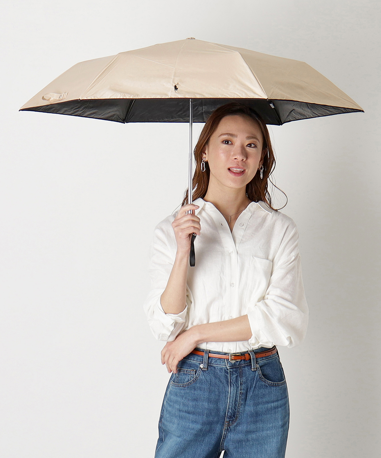 POLO RALPH ★ ポロラルフローレン　婦人折り畳み傘　晴雨兼用　楽折れ POL0120F0004_zo_a011.jpg