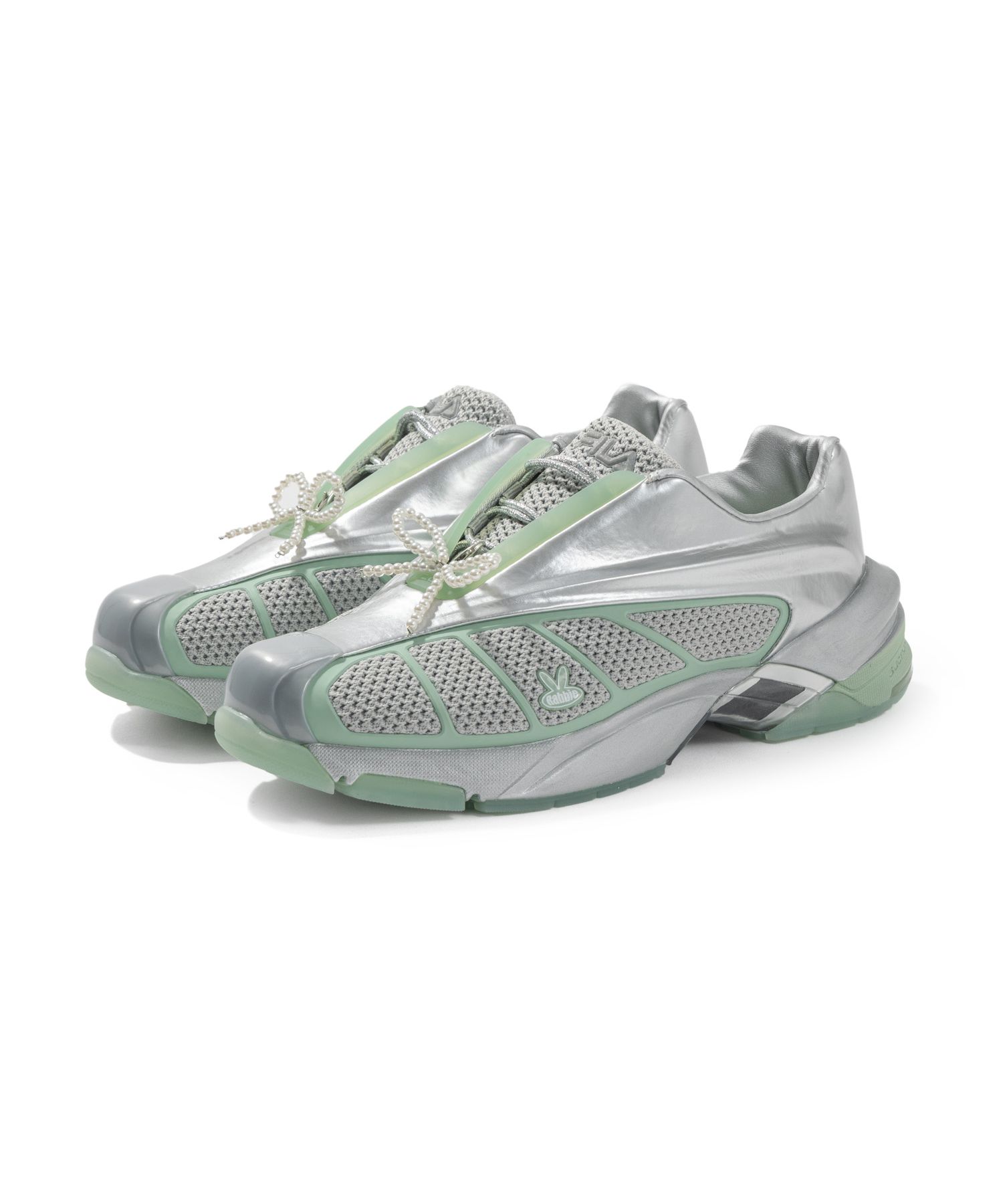FILA メタリックシルバー スニーカー 韓国FILA(フィラ)限定「ECHAPPE SILVER MOON(エシャペシルバー