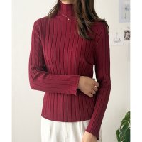 Amulet/アミュレット Amulet ハーフハイネックリブニット レディース トップス 無地 長袖 秋服 冬服 10代 20代 30代 韓国ファッション 韓国 オフィスカ/505077565