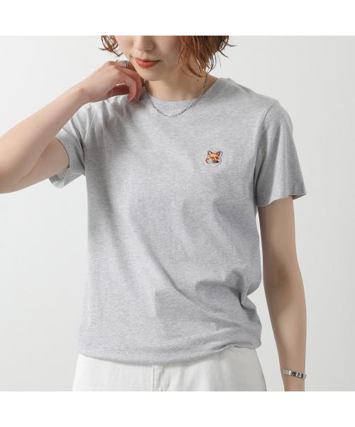 MAISON KITSUNE&#39; - 新品　メゾンキツネ　Tシャツ　ライトブルー　半袖　クルーネック　ブランド アウトレット】【ラスト1点】MAISON KITSUNE メゾンキツネ