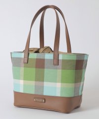 BLUE LABEL CRESTBRIDGE/クレストブリッジチェックコットンリネントート/508084950