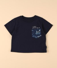 COMME CA ISM KIDS/マリンアロハ柄ポケット 半袖Tシャツ(ベビーサイズ)/508125301