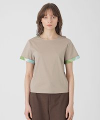 BLUE LABEL CRESTBRIDGE/コンパクトピマスムースバックチェックTシャツ/508128711