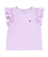 BeBe Petits Pois Vert/【店舗限定】フリルレイヤードノースリーブTシャツ(95~150cm)/508144855
