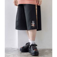 ScoLar/スカラー ScoLar カンフーウサギ刺繍 ジャージハーフパンツ/508167072