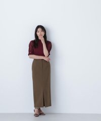 NATURAL BEAUTY BASIC/フロントスリットナロースカート/508167663