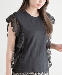 rps/レース×カット切替Ｔシャツ/506052237