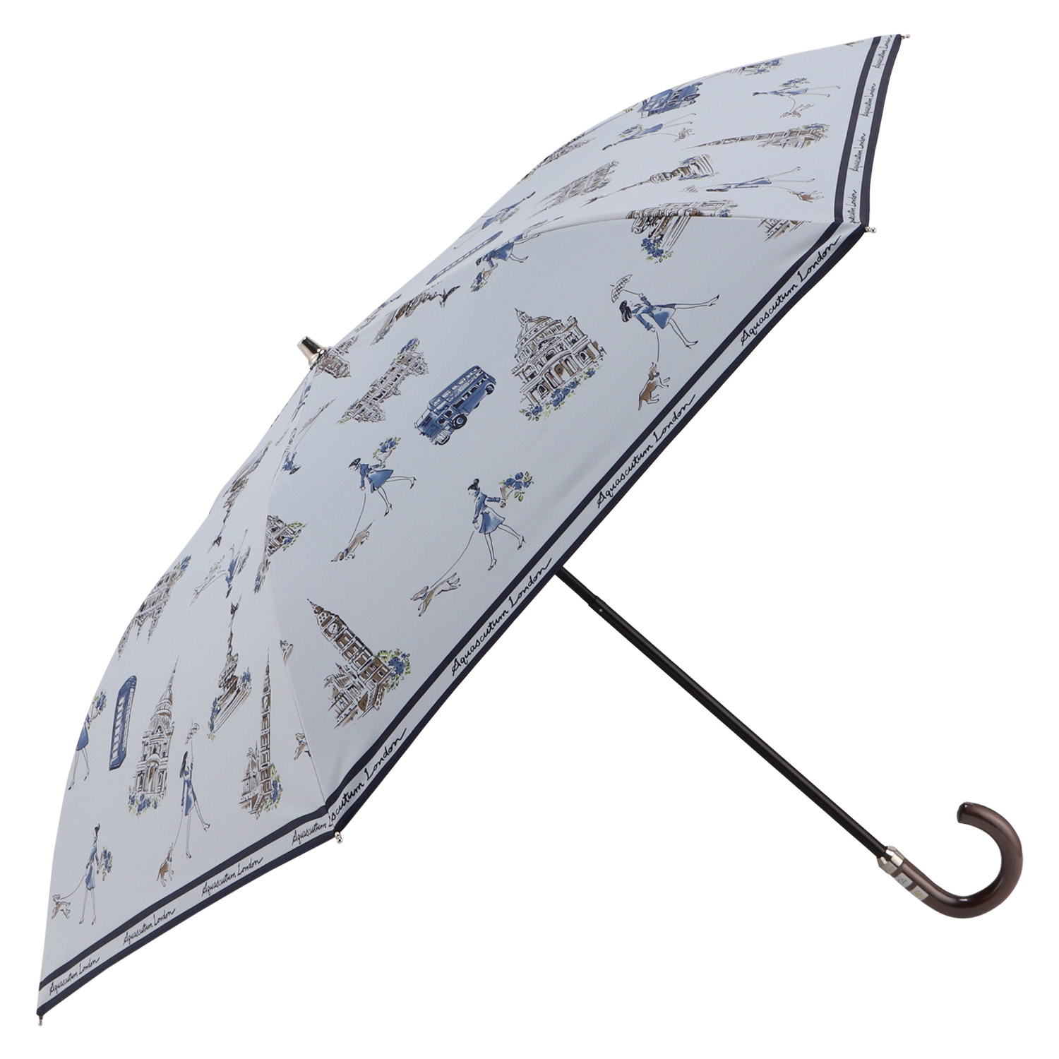 アクアスキュータム Aquascutum 日傘 折りたたみ 軽量 晴雨兼用