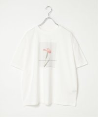 VENCE　EXCHANGE/綿天竺フラワープリントTシャツ/507966628