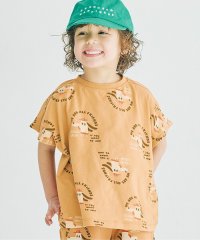 p.premier/総柄ワイドノースリーブストレッチTシャツ/508013373