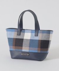 BLUE LABEL CRESTBRIDGE/クレストブリッジチェックコットンリネンミニトート/508084952