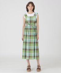 BLUE LABEL CRESTBRIDGE/コットンリネンチェックドレス/508084961