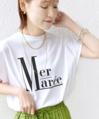 SHIPS WOMEN/《一部追加予約》〈洗濯機可能〉プラチナ ヴェール TEE/508091148