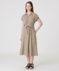 BLUE LABEL CRESTBRIDGE/コンパクトポンチカラーネックドレス/508112676