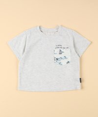 COMME CA ISM KIDS/マリンアロハ柄ポケット 半袖Tシャツ(ベビーサイズ)/508125301