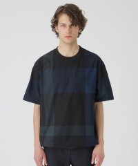BLACK LABEL CRESTBRIDGE/【BLACK lab.】ファブリックコンビクレストブリッジチェックTシャツ/508128691