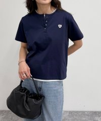 fredy emue/ハートFR刺繍ヘンリーTシャツ/508129154