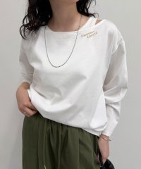 fredy emue/2WAYワンショルロンTシャツ/508129155