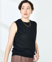 2nd NOLLEY'S/《アンサンブル対応》《手洗い可能》フレンチリネンノースリーブプルオーバーニット/508130255