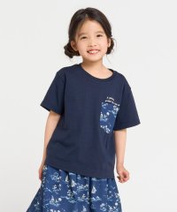 COMME CA ISM KIDS/マリンアロハ柄ポケット 半袖Tシャツ/508135226