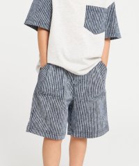 COMME CA ISM KIDS/ヒッコリープリント ハーフパンツ/508135231
