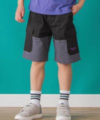 BeBe Petits Pois Vert/【店舗限定】バイカラーカーゴポケットハーフパンツ(95~150cm)<br>/508144850