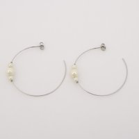 AGATHA PARIS/アガタ パリ AGATHA PARIS パリエユンヌフェット、フープピアス、3パール/508145754