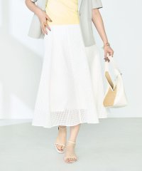 NOLLEY’S sophi/ウォッシャブルシアーチェックフレアスカート/508146606