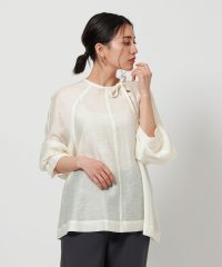 BEAUTY&YOUTH UNITED ARROWS/リボンタイ ノーカラーブラウス/508149524