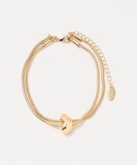 BEAUTY&YOUTH UNITED ARROWS/スネークチェーン×ビーンモチーフ 2連ブレスレット/508149546