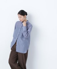 NATURAL BEAUTY BASIC/シアーオーバーシャツ/508152603