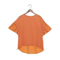 mideu/ミ・デゥー mi・deu・・・ カット*布帛切替フリル袖プルオーバー/508155438