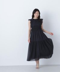 NATURAL BEAUTY BASIC/楊柳サイドリボンワンピース/508156426