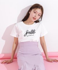 JILL by JILL STUART/チュールフリルロゴTシャツ/508156446