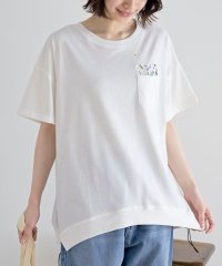 rps/フラワーキャット裾ドロストＴシャツ/508157729
