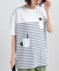 rps/ねこだらけ３ポケットボーダーワイドＴ/508157733