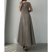 Louere/ルエレ Louere Louere バックオープンノースリーブフレアワンピース/508161592