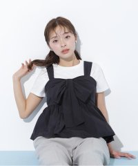 JILL by JILL STUART/リボンペプラムブラウス/508161857