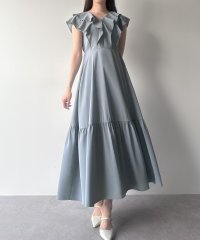mipiarl/ミピアール mipiarl mipiarl フリルスリーブティアードワンピース/508162550